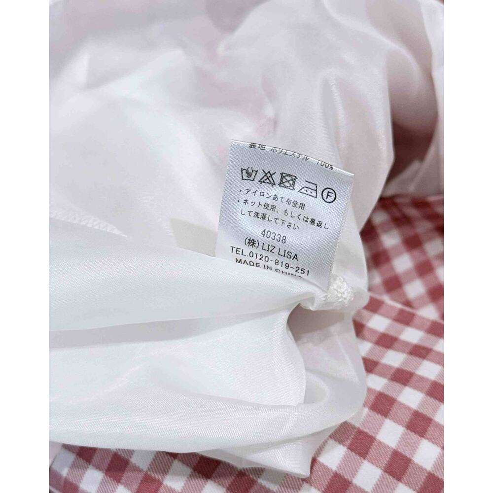 Liz Lisa Pink Gingham Check Mini Dress Jfashion Gyaru Himekaji Shoujo Girl Japan - Picture 15 of 16